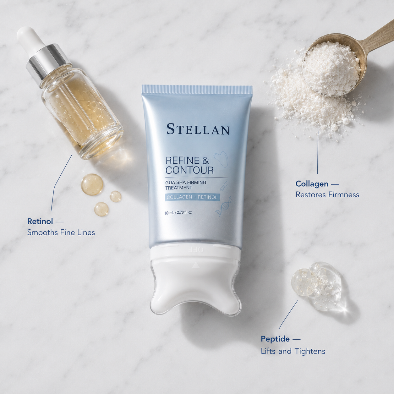 Stellan Collagen Retinol Gua Sha Serum